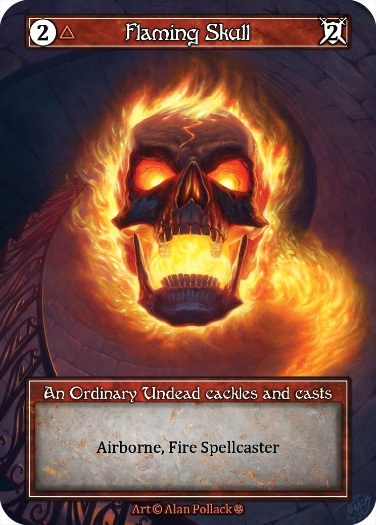 Image for Flaming Skull (Foil) (Gothic) - Sorcery: Contested Realm
