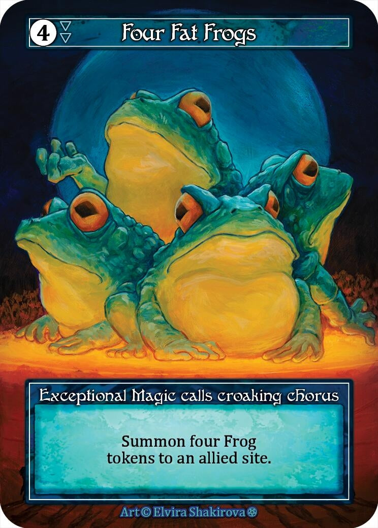 Image for Four Fat Frogs (Foil) (Gothic) - Sorcery: Contested Realm