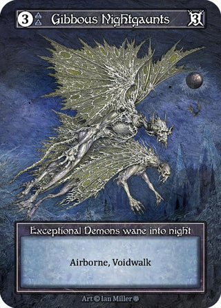 Image for Gibbous Nightgaunts (Foil) (Gothic) - Sorcery: Contested Realm
