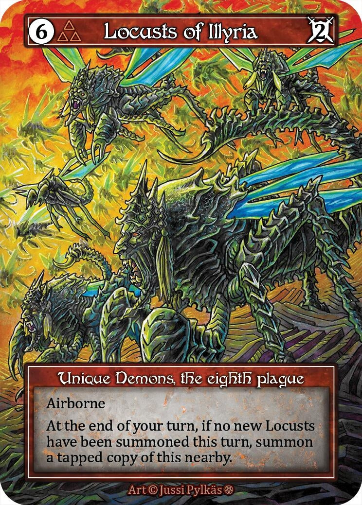Image for Locusts of Illyria (Foil) (Gothic) - Sorcery: Contested Realm