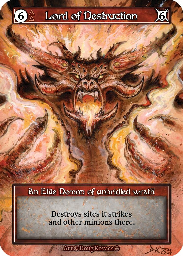 Image for Lord of Destruction (Foil) (Gothic) - Sorcery: Contested Realm