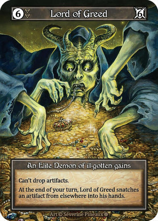 Image for Lord of Greed (Foil) (Gothic) - Sorcery: Contested Realm