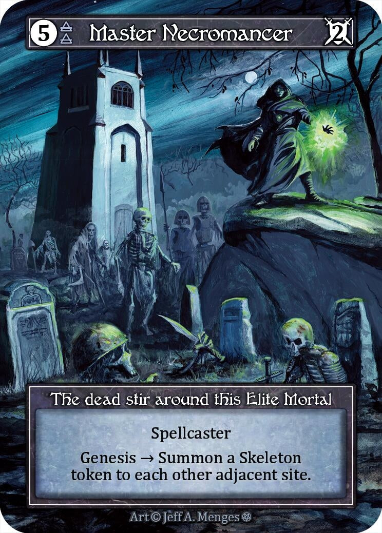 Image for Master Necromancer (Foil) (Gothic) - Sorcery: Contested Realm