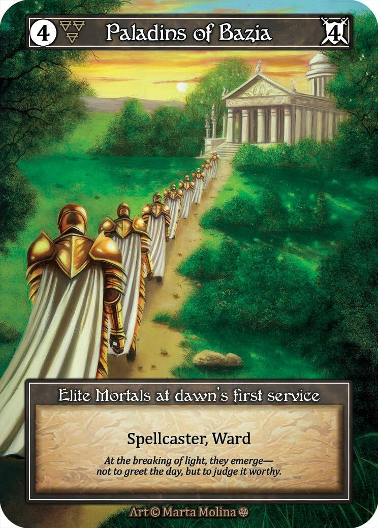 Image for Paladins of Bazia (Foil) (Gothic) - Sorcery: Contested Realm