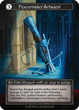 Image for Peacemaker Arbalest (Foil) (Gothic) - Sorcery: Contested Realm