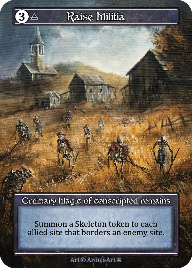 Image for Raise Militia (Foil) (Gothic) - Sorcery: Contested Realm