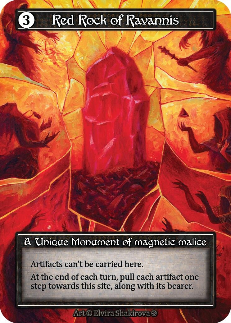 Image for Red Rock of Ravannis (Foil) (Gothic) - Sorcery: Contested Realm