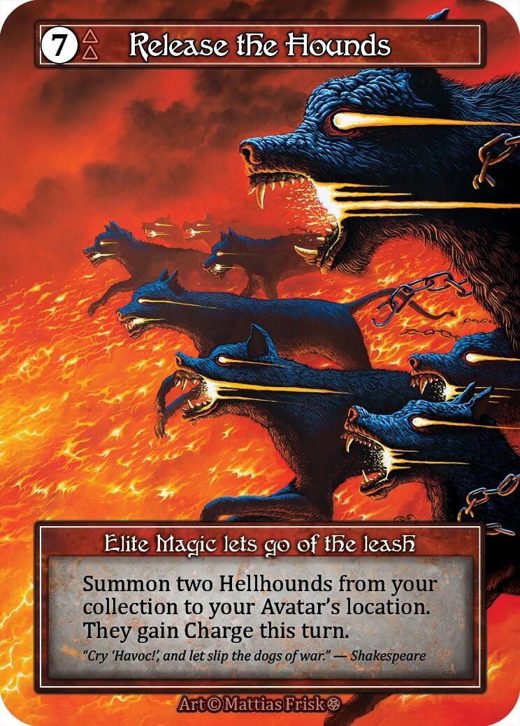 Image for Release the Hounds (Foil) (Gothic) - Sorcery: Contested Realm