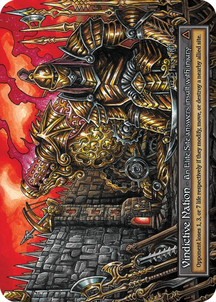 Image for Vindictive Nation (Foil) (Gothic) - Sorcery: Contested Realm