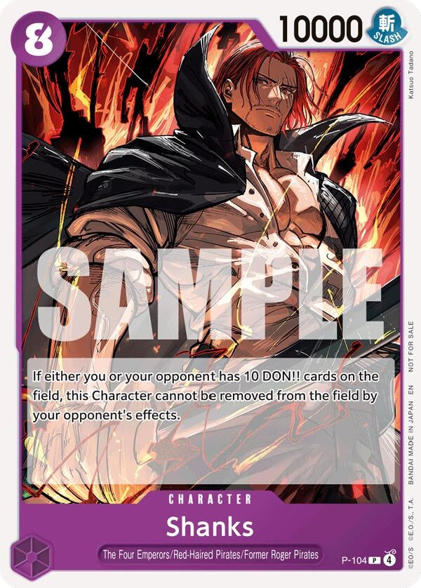Image for Shanks (Store Tournament 2025 Vol. 4) (P-104) (One Piece Promotion Cards) - One Piece Card Game