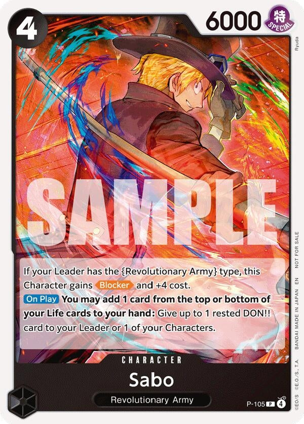 Image for Sabo (Store Tournament 2025 Vol. 4) (P-105) (One Piece Promotion Cards) - One Piece Card Game