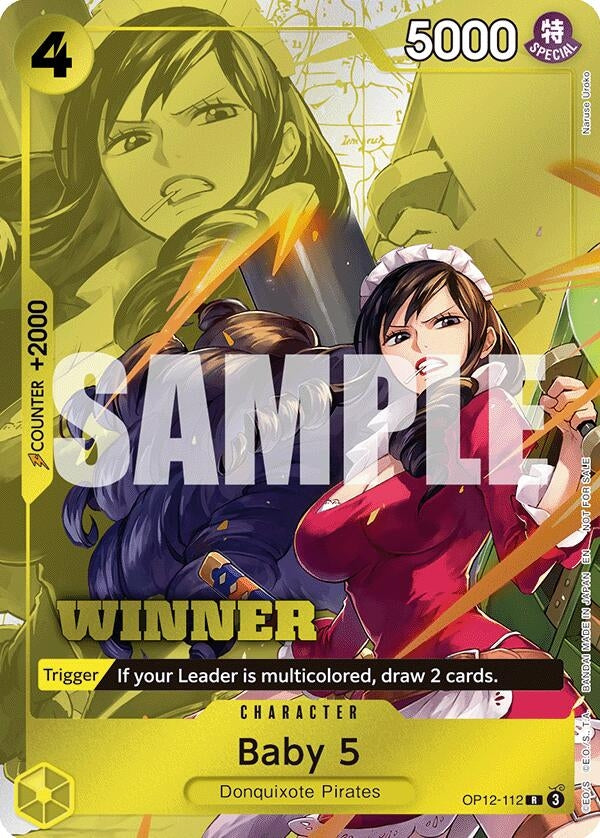 Image for Baby 5 (Winner Pack 2026 Vol. 1) (OP12-112) (One Piece Promotion Cards) - One Piece Card Game