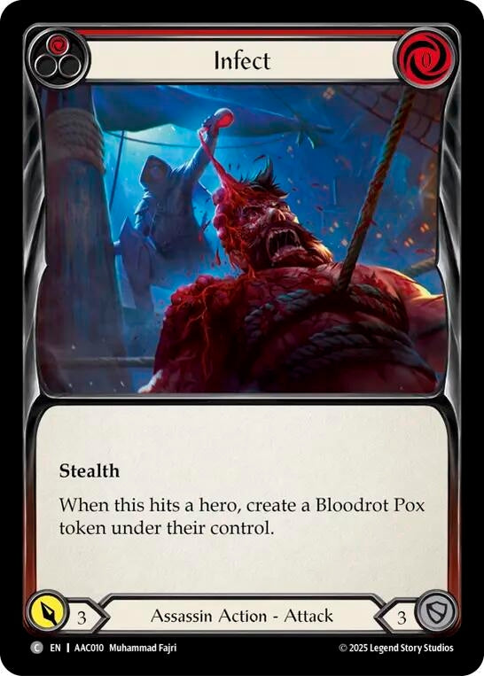 Image for Infect (AAC010) - Flesh and Blood TCG