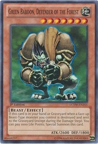 Green Baboon Defender of the Forest (165) (LC03) - YuGiOh Single