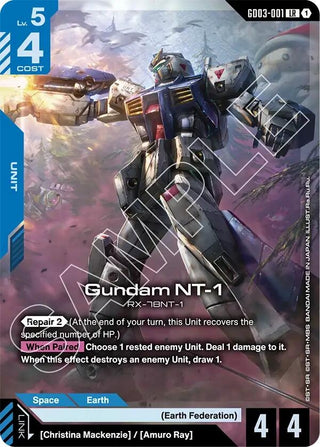 Image for Gundam NT-1 (GD03-001) (Steel Requiem) - Gundam Card Game