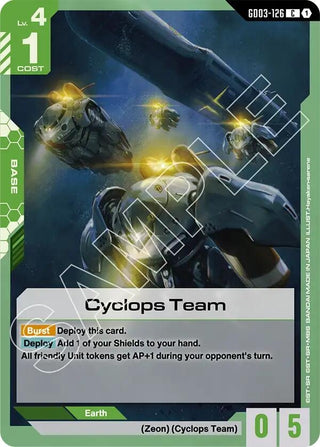 Image for Cyclops Team (GD03-126) (Steel Requiem) - Gundam Card Game