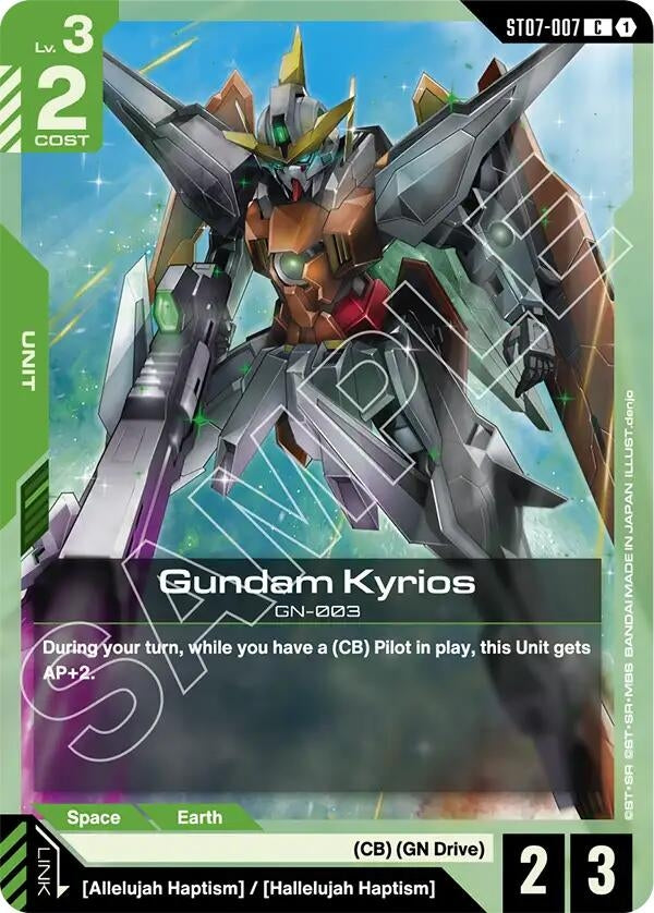 Image for Gundam Kyrios (ST07-007) (ST07-007) (Starter Deck 07: Celestial Drive) - Gundam Card Game