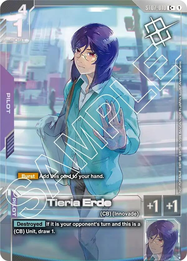 Image for Tieria Erde (Store Tournament Winner Pack 03) (ST07-010) (Gundam Promotional Cards) - Gundam Card Game