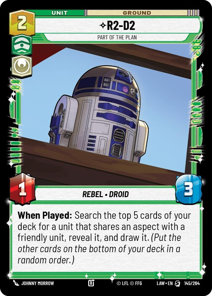 Image for R2-D2 - Part of the Plan (145/264) (A Lawless Time) - Star Wars: Unlimited