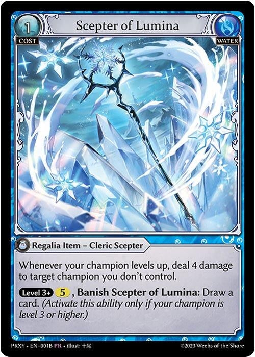 Image for Scepter of Lumina (001B) (001B) (Proxia's Vault) - Grand Archive TCG