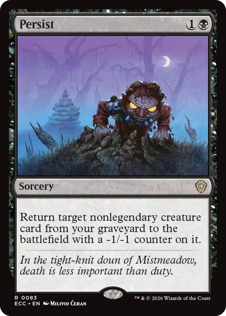 Image for Persist (83) (Lorwyn Eclipsed) - Magic: The Gathering