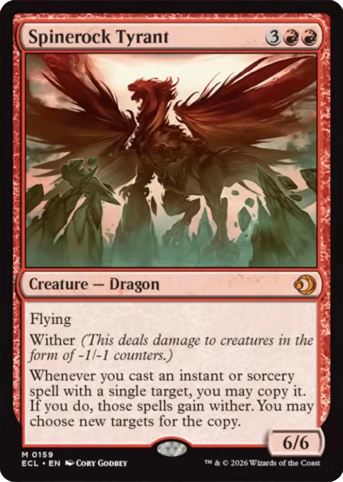 Image for Spinerock Tyrant (159) (Lorwyn Eclipsed) - Magic: The Gathering