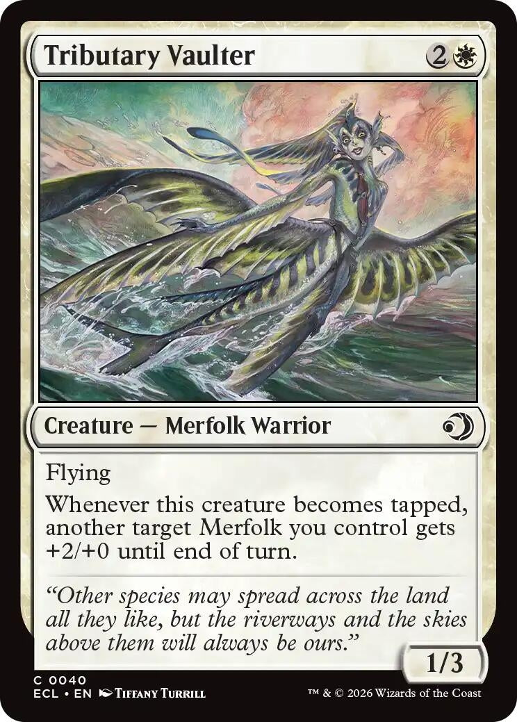 Image for Tributary Vaulter (40) (Lorwyn Eclipsed) - Magic: The Gathering