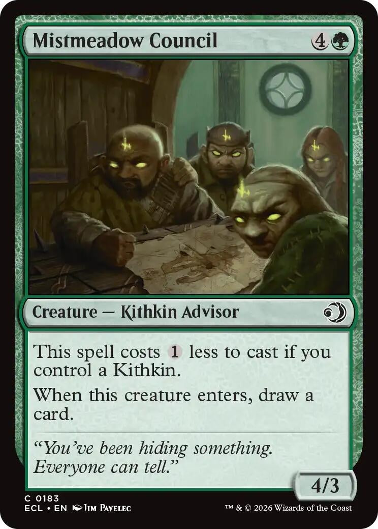 Image for Mistmeadow Council (183) (Lorwyn Eclipsed) - Magic: The Gathering