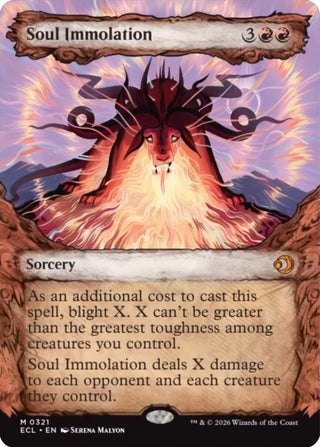 Image for Soul Immolation (Showcase) (321) (Lorwyn Eclipsed) - Magic: The Gathering