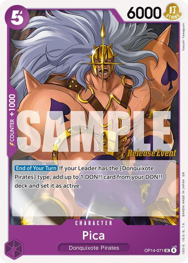 Image for Pica (OP14-071) (The Azure Sea's Seven Release Event Cards) - One Piece Card Game