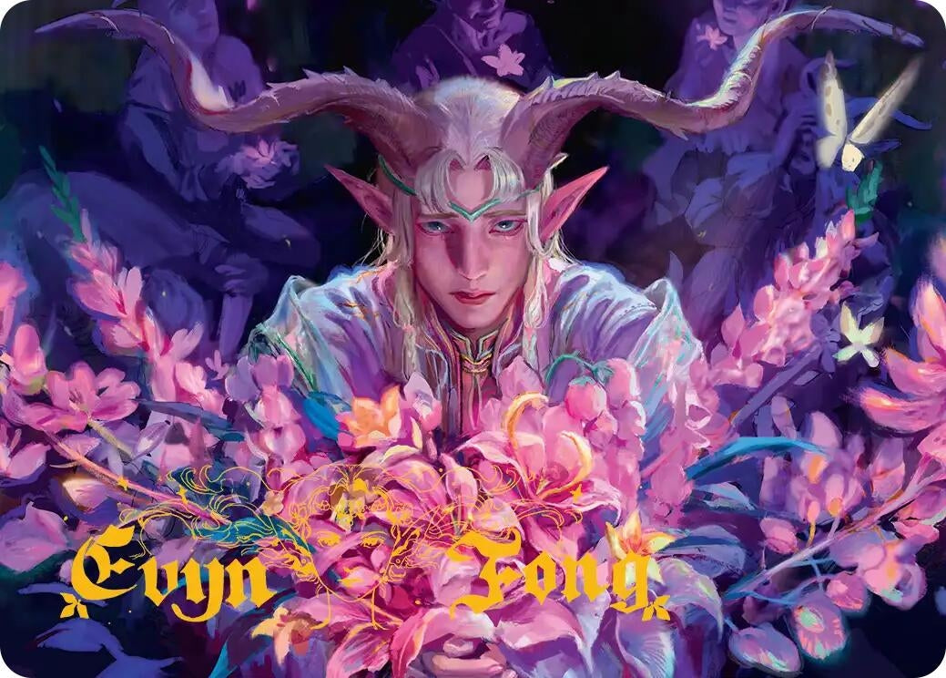 Image for Dawnhand Eulogist Art Card (Gold-Stamped Signature) (14) (Lorwyn Eclipsed) - Magic: The Gathering