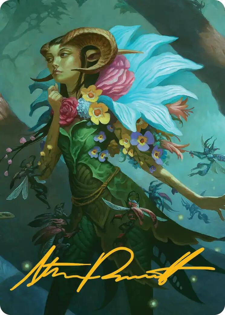 Image for Maralen, Fae Ascendant Art Card (Gold-Stamped Signature) (24) (Lorwyn Eclipsed) - Magic: The Gathering