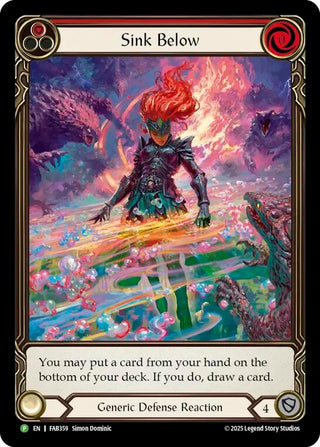 Image for Sink Below (Red) - FAB359 (FAB359) - Flesh and Blood TCG