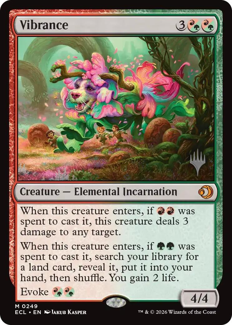 Image for Vibrance (249) (Promo Pack: Lorwyn Eclipsed) - Magic: The Gathering