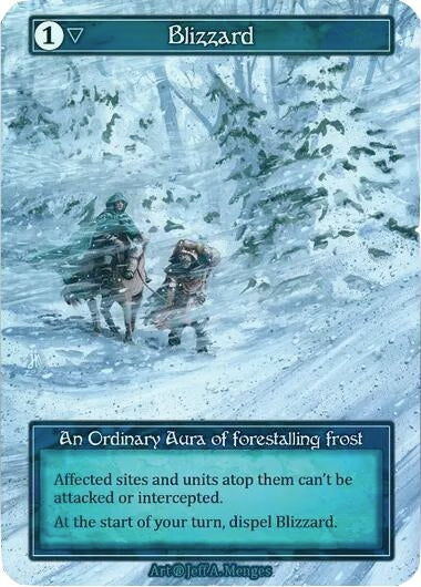 Image for Blizzard (Foil) (Beta) - Sorcery: Contested Realm