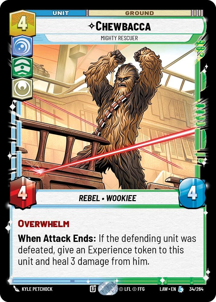 Image for Chewbacca - Mighty Rescuer (34/264) (A Lawless Time) - Star Wars: Unlimited