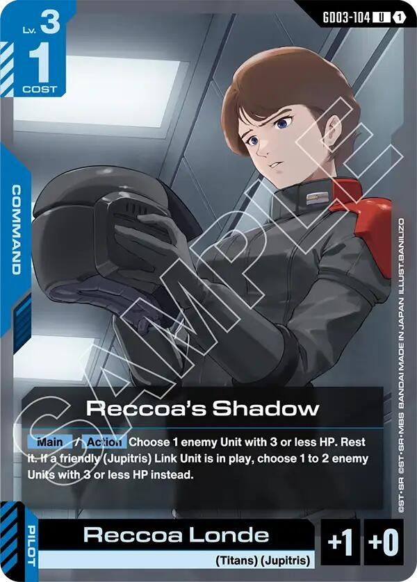Image for Reccoa's Shadow (GD03-104) (Steel Requiem) - Gundam Card Game