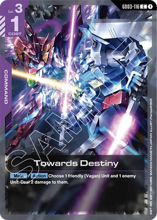 Image for Towards Destiny (GD03-116) (Steel Requiem) - Gundam Card Game