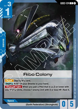 Image for Ribo Colony (GD03-124) (Steel Requiem) - Gundam Card Game