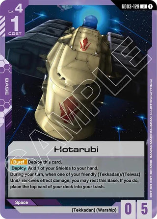 Image for Hotarubi (GD03-129) (Steel Requiem) - Gundam Card Game