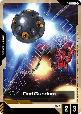 Image for Red Gundam (T-018) (T-018) (Steel Requiem) - Gundam Card Game