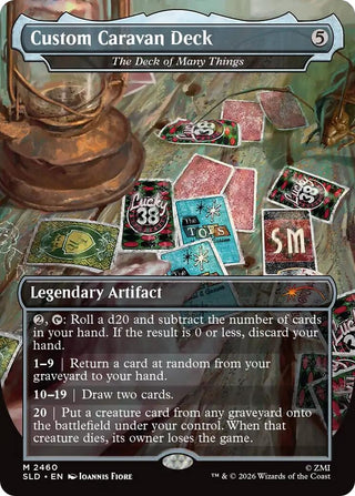 Image for Custom Caravan Deck - The Deck of Many Things (2460) (Secret Lair Drop Series) - Magic: The Gathering