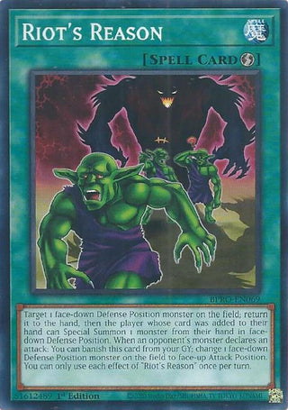 Riot's Reason (BPRO-EN069) (Burst Protocol)