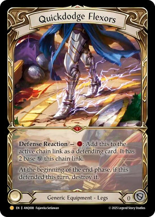 Image for Quickdodge Flexors (ANQ008) (Compendium of Rathe - Antiquity Pack) - Flesh and Blood TCG