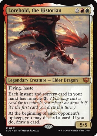 Image for Lorehold, the Historian (201) (Secrets of Strixhaven) - Magic: The Gathering