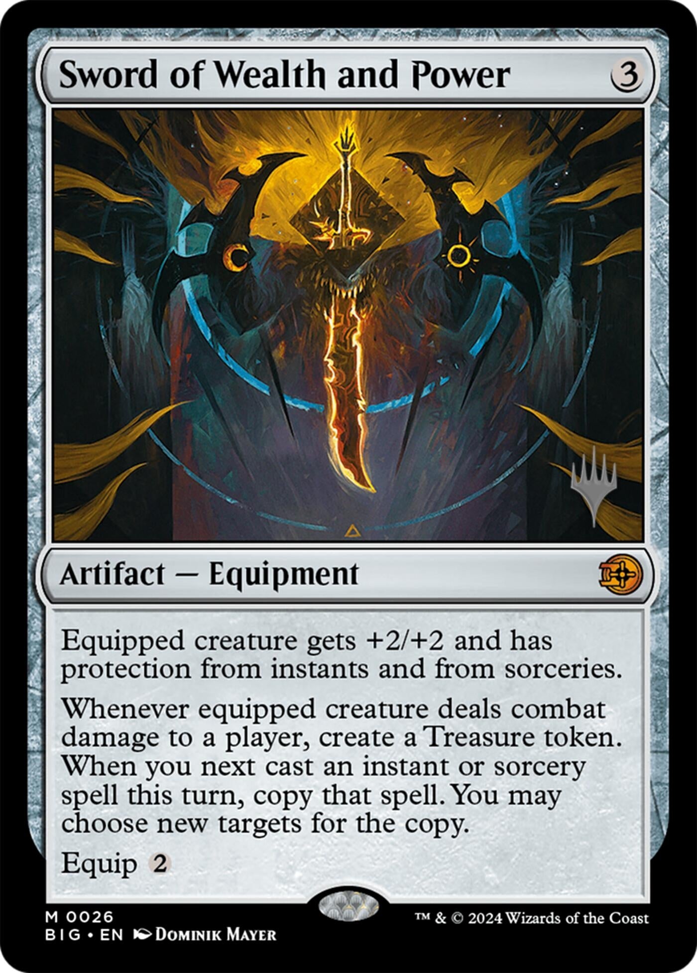 Image for Sword of Wealth and Power (26) (Lorwyn Eclipsed) - Magic: The Gathering