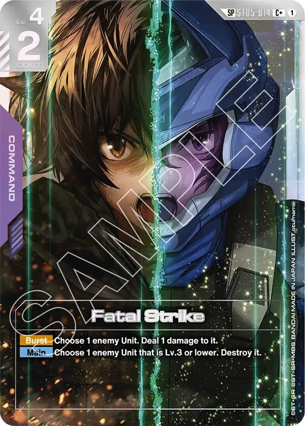 Image for Fatal Strike (SP) (C+) (ST05-014) (Steel Requiem) - Gundam Card Game