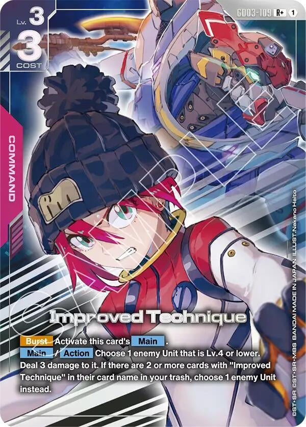 Image for Improved Technique (R+) (GD03-109) (Steel Requiem) - Gundam Card Game