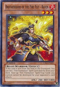 Brotherhood of the Fire Fist - Raven (22) (CBLZ) - YuGiOh Single