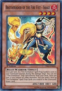 Brotherhood of the Fire Fist - Snake (26) (CBLZ) - YuGiOh Single